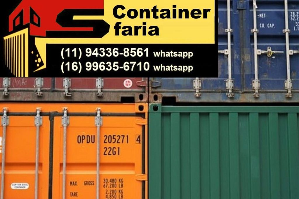 Venda de Container Santos 15 Container Região de Cruzeiro