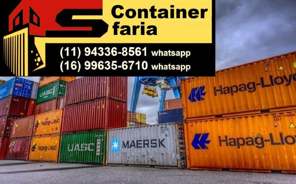Venda de Container Santos 6 Container Região de Caraguatatuba